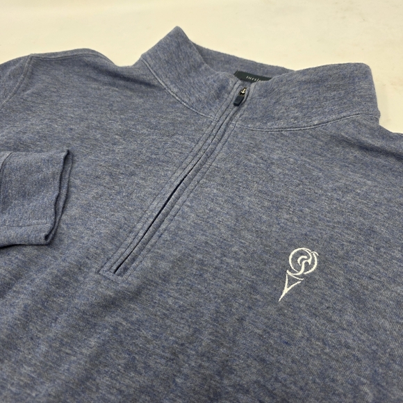 turtleson Other - Turtleson Quarter Zip Long Sleeve Pullover Sweater Sweatshirt Blue Men's Large L
